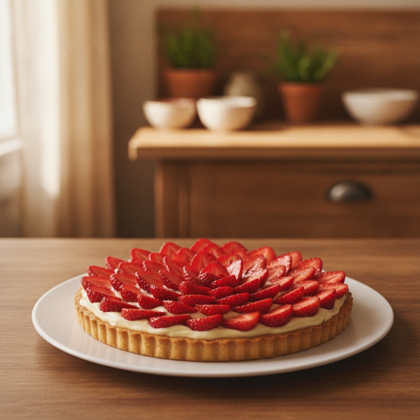 Tarte aux fraises